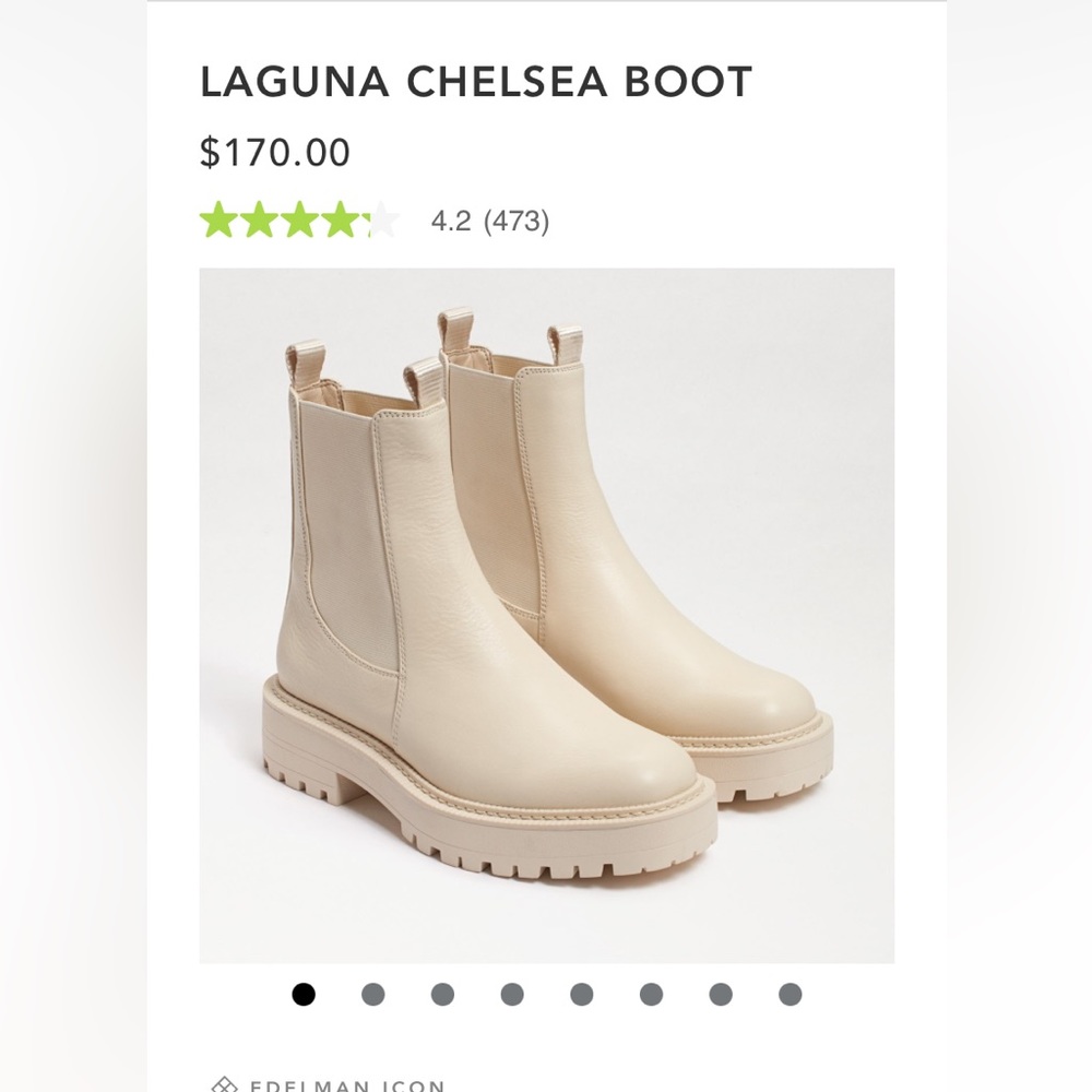 Waterproof Laguna Chelsea Boot in Ivory